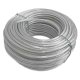 Lampenleitung, transparent, rund, 2x0,75mm², 100m Ring