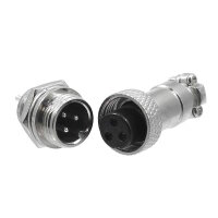 M13 Steckverbinder-Paar | Buchse/Stecker verschraubbar |...