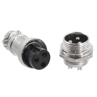 M16 Steckverbinder-Paar | Buchse/Stecker verschraubbar |...