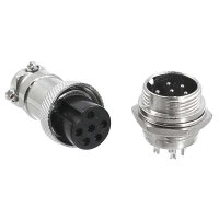 M16 Steckverbinder-Paar | Buchse/Stecker verschraubbar |...