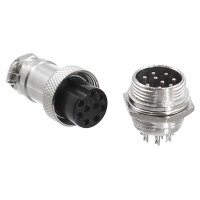 M16 Steckverbinder-Paar | Buchse/Stecker verschraubbar |...