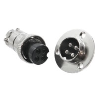 M19 Steckverbinder-Paar | Buchse/Stecker verschraubbar...