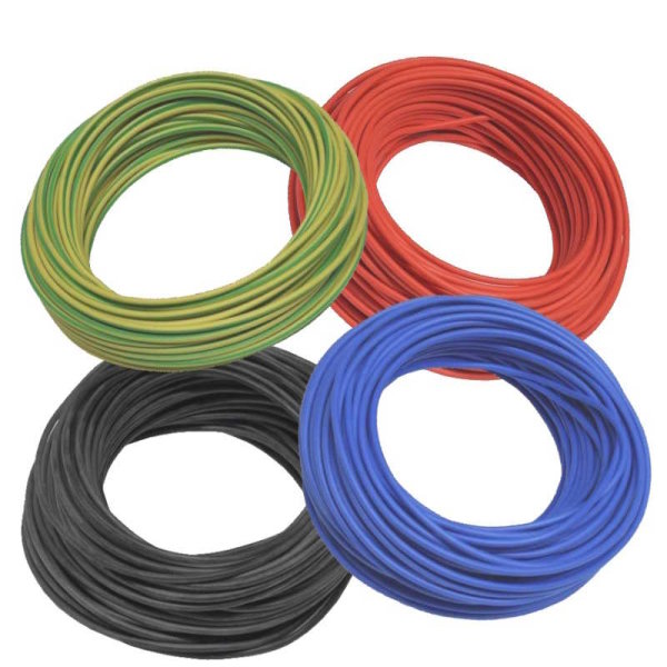 SiF Silikon-Schaltlitzen, 6,0mm², 10m Ringe, verschiedene Farben