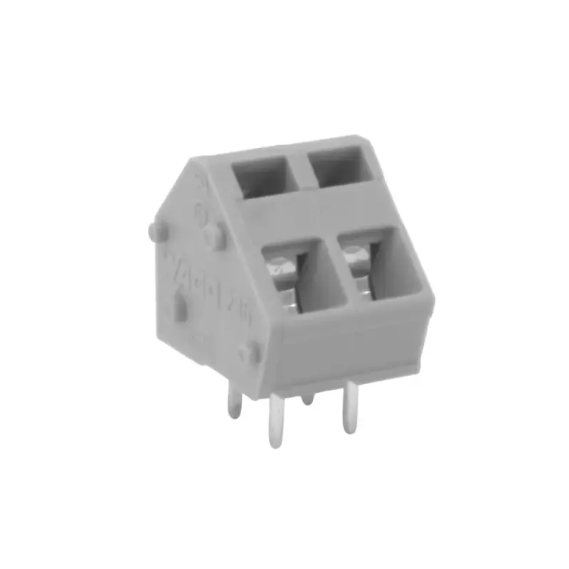 WAGO 236-402 Leiterplattenklemme CAGE CLAMP® 2-polig RM5/5,08 | Grau