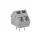 WAGO 236-402 Leiterplattenklemme CAGE CLAMP® 2-polig RM5/5,08 | Grau