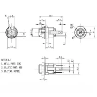 DC-Hohlbuchse 5,5/2,5mm | Einbau-Ø 8mm |...