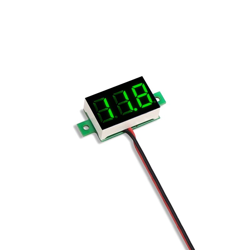 Voltmeter-Einbaumodul 3-30V | mit LED-Display Grün