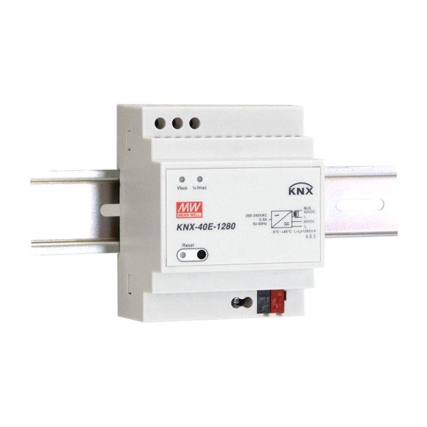 MeanWell KNX-40E-1280 Hutschienen-Netzteil, 30V, 1,28A, 38,4W