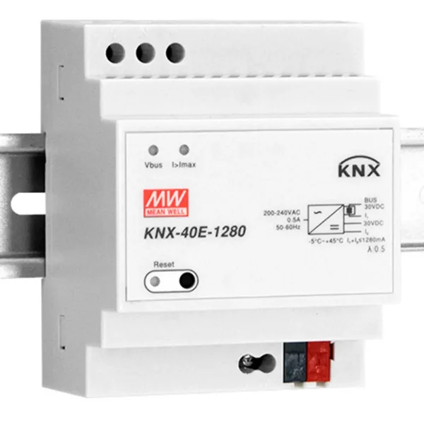 MeanWell KNX-40E-1280 Hutschienen-Netzteil, 30V, 1,28A, 38,4W