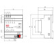 MeanWell KNX-40E-1280D Hutschienen-Netzteil, 30V, 1,28A, 38,4W, Diagnosefunktion