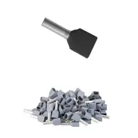 Zwillings-Aderendhülsen 1,5mm² 8mm isoliert |...