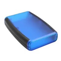 Handheld-Gehäuse mit Batteriefach | 117x79x24mm Blau...