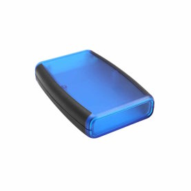 Handheld-Gehäuse mit Batteriefach, 117x79x24mm, blau...