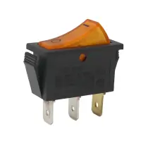 Kontroll-Wippschalter 30x11mm | 1-polig EIN/AUS 16A...