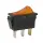Kontroll-Wippschalter 30x11mm | 1-polig EIN/AUS 16A 250VAC | 0/I Orange