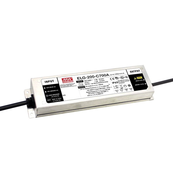 MeanWell ELG-200-C1400-3Y LED-Treiber, IP67, 198,8W, 71-142V, 1400mA, CC