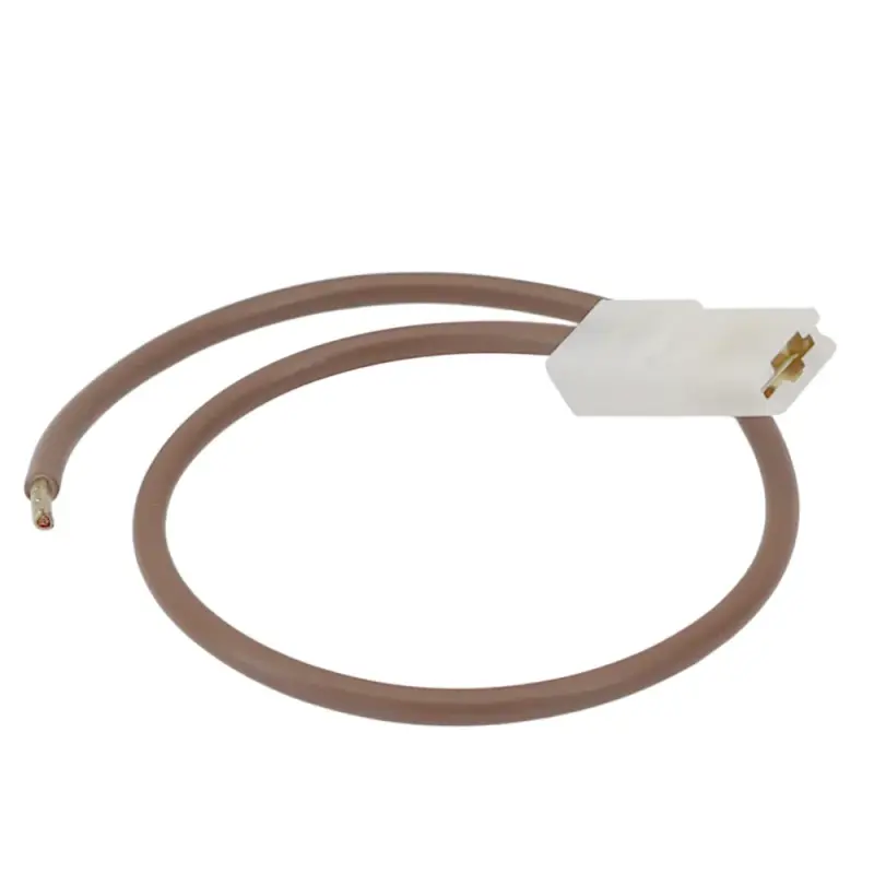 Brücke 1,5mm² 250mm | 6,3mm Flachsteckhülse/Aderendhülse | Braun 10 Stück
