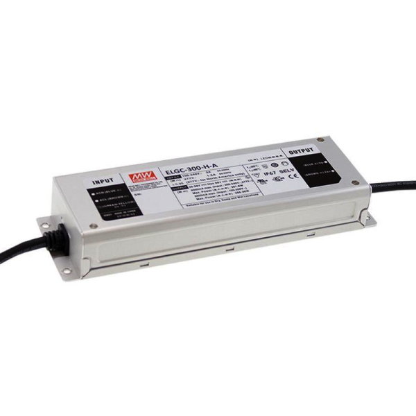 MeanWell ELGC-300-L-AB LED-Treiber, IP67, 301,6W, 116-232V, 1400mA, CP, dimmbar