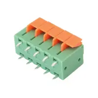KEFA KF142V Federzug-Leiterplattenklemme 5-polig RM5,08 |...