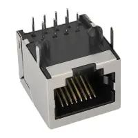 RJ45 Modularbuchse 8P8C geschirmt | Printmontage 90°,...
