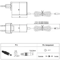 MEAN WELL Serie NGE12E Steckernetzteile 12W |...