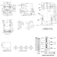 RJ45 Modularbuchse geschirmt mit LEDs & Übertrager | 8P8C Printmontage 90°