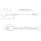 MeanWell GSM06E09-P1J Steckernetzteil, 6W, 9V-, 0,66A