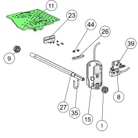 ETA 030-1700-01-E Rost mit Klemmen & Schrauben |...