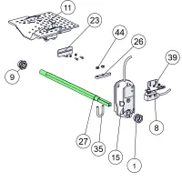 ETA 030-1751-06 Welle für Kipprost Retorte 15x15mm |...