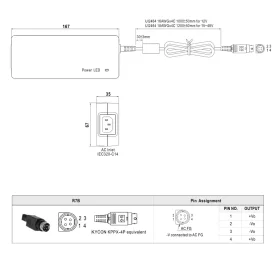 MeanWell GST120A12-R7B Tischnetzteil, 102W, 12V-, 8,5A