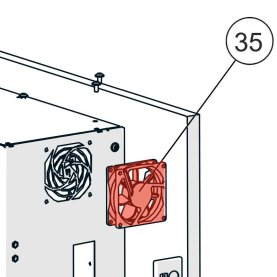 ETA HACK VR 250-500 Gehäuselüfter 80x80x25mm