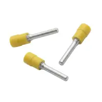 Stiftkabelschuhe Gelb isoliert | 6mm², 15mm, 100...