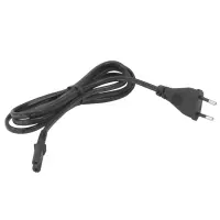 Euro-Netzkabel mit Doppelnutstecker | 2,5A/250VAC | 1,5m...