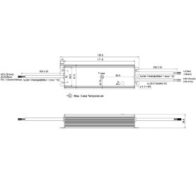 MeanWell HLG-80H-12AB CV+CC LED-Treiber, IP65, 60W, 12V, 3-5A einstellbar/dimmbar
