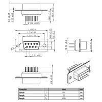 WÜRTH ELEKTRONIK 61800925123 D-Sub Buchsenleiste | Printmontage 9-polig 180°