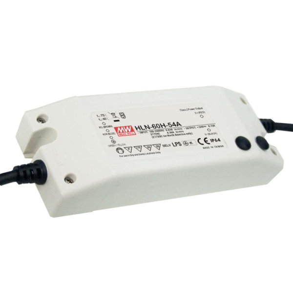MeanWell HLN-60H-15A LED-Treiber, IP64, 60W, 15V-, 4A, CV+CC