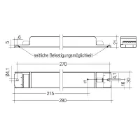 TRIDONIC LCA 75W 900-1800mA one4all lp PRE LED-Treiber | einstellbar DALI switchDIM