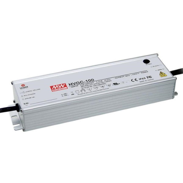 MeanWell HVGC-100-350A LED-Treiber, IP65, 99W, 285V, 350mA, CC