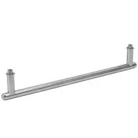 Möbelgriff, Edelstahl glänzend, 340mm, Befestigungsabstand 300mm, mit Schrauben