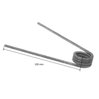 Schenkelfeder Schenkellänge 100mm | Ø 25mm...