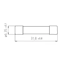 G-Feinsicherung 6,3x32mm 20A Flink 65V | US-Sicherung 10 Stück