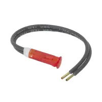 SIGNAL-LUX 24.5 Signallampe 250V Rot | Einbau-Ø...