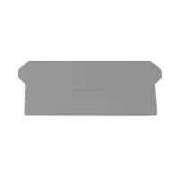 WAGO 285-337 Abschluss- und Zwischenplatte | 2mm, Grau