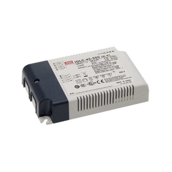 MeanWell IDLC-45-500 LED-Treiber, 45W, 54-90V, 500mA, CC, dimmbar