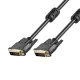 DVI-D Kabel, Dual Link, beidseitig Stecker 24+1, vergoldet, schwarz, 2m