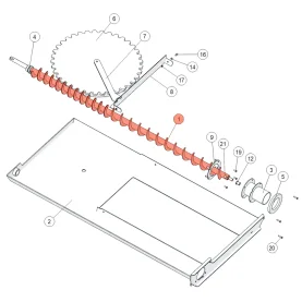 ETA HACK 110-130 / PE-K 105-140 Ascheschnecke für...