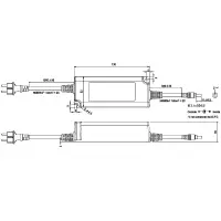 MEAN WELL Serie OWA-60E Tischnetzteile IP67 60W |...
