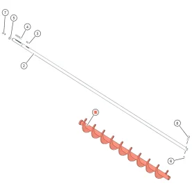 ETA HACK 110-130 / PE-K 105-140 Ascheschnecke für...