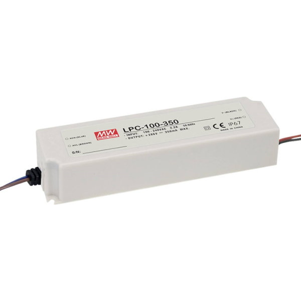 MeanWell LPC-100-2100 LED-Treiber, 24-48V, 2100mA, CC