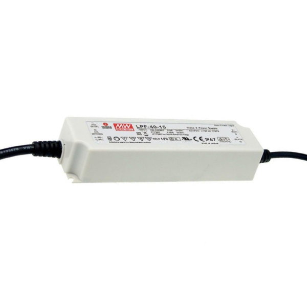 MeanWell LPF-40-42 LED-Treiber, IP67, 40W, 42V, 0,96A, CV+CC